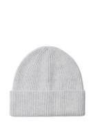 Slhmason Merino Wool Beanie Selected Grey