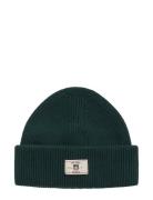 Cotton Blend Ribbed Beanie GANT Green