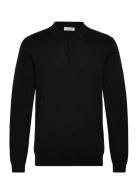 Cfosvald Fine Knitted Polo Knit Casual Friday Black