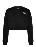 Id Small Logo Cropped Fleece Crewne Reebok Classics Black