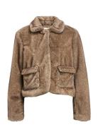 Objklara L/S Re Jacket 140 Object Brown