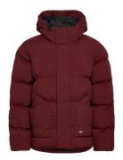 M Eagleville Hooded Puffer Dickies Burgundy