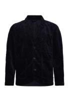 Seersucker Corduroy Casual Blazer Lindbergh Navy