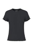 Pcnicca Ss O-Neck Top Jrs Noos Pieces Black