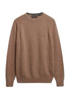 Wool Blend Jumper Superdry Brown