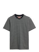 Merchant Stripe Tee Superdry Black