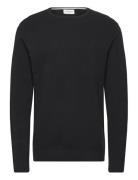Structure O-Neck Knit Lindbergh Black