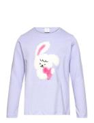 Top L S Pile Applique Lindex Purple