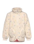 Jacket Pile Embroidery Lindex Cream