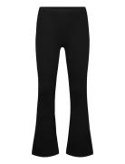 Leggings Flare 2X2 Rib Lindex Black