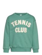 Sweatshirt Front Print Lindex Green
