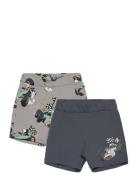 Shorts 2 Pack Racer Cars Lindex Grey