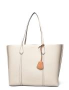 Perry Triple-Compartment Tote Tory Burch Cream