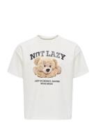 Kogbillie Ss Loose Teddy Top Jrs Noos Kids Only White