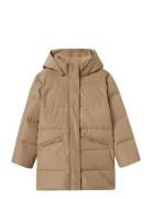Nkfmedow03 Puffer Jacket Long Fo Name It Beige