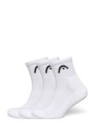 Socks Tennis 3P Club Short Crew Head White