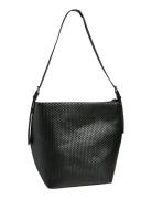 Pcmillane Braided Shopper Pp Pieces Black