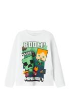 Nkmac Minecraft Ls Nreg Top Box Noos Bfu Name It White
