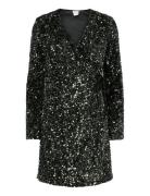 Yaselle Ls Wrap Dress - Show YAS Black