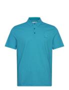 Dimensional Pete Tee Twill Print Polo Original Penguin Golf Blue