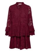 Floretta Dress A-View Burgundy