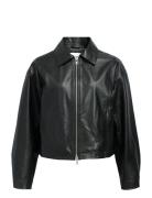 Objmira Re Leather Jacket E Au25 Object Black