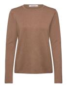 Srmarla O-Neck Knit Roll Edge Soft Rebels Beige