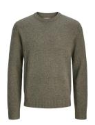 Jprblulambswool Knit Crew Neck Jack & J S Grey