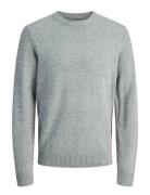 Jprblulambswool Knit Crew Neck Jack & J S Grey