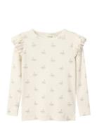 Nmfgavo Eko Ls Slim Top Lil Noos Lil'Atelier White