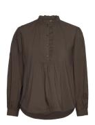 Srtiffany Blouse Soft Rebels Khaki