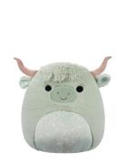 Squishmallows 40 Cm P18 Fuzz A Mallows Iver Highland Cow Squishmallows...