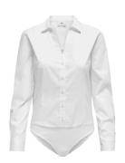 Jdymio L/S Bodystocking Wvn Noos JDY White
