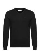 Ecovero V-Neck L/S Knit Lindbergh Black
