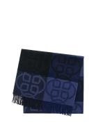 Monogram Wool Scarf GANT Navy