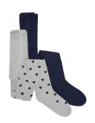 Stockings 2-Pack Creamie Patterned