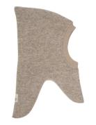 Balaclava Emb. Wool Huttelihut Beige
