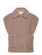 Fqlamby-Waistcoat FREE/QUENT Beige