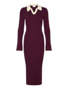 Livvy Knit Dress Noella Burgundy