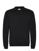 Splitneck Recycled Yarn Knit Lindbergh Black