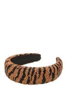 Tigarea Wide Beaded Hairbrace Becksöndergaard Patterned