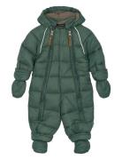 Puff Baby Suit W Acc Rec. Mikk-line Green