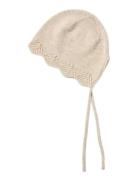 Knit Bonnet Amya Wheat Beige