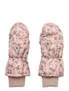 Puffer Mittens Jazz Wheat Patterned