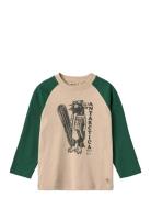 T-Shirt L/S Rolf Wheat Green