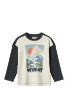 T-Shirt L/S Beck Wheat Navy