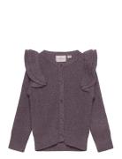 Tnstperle Glitter Knit Cardigan The New Purple