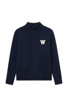 Wwtay Half Zipper 25081 WOOD WOOD Navy