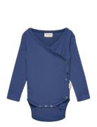 Ppdi Body L/S Fold Over Noos Petit Piao Blue