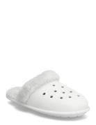 Classic Fuzz Scuff Crocs White
